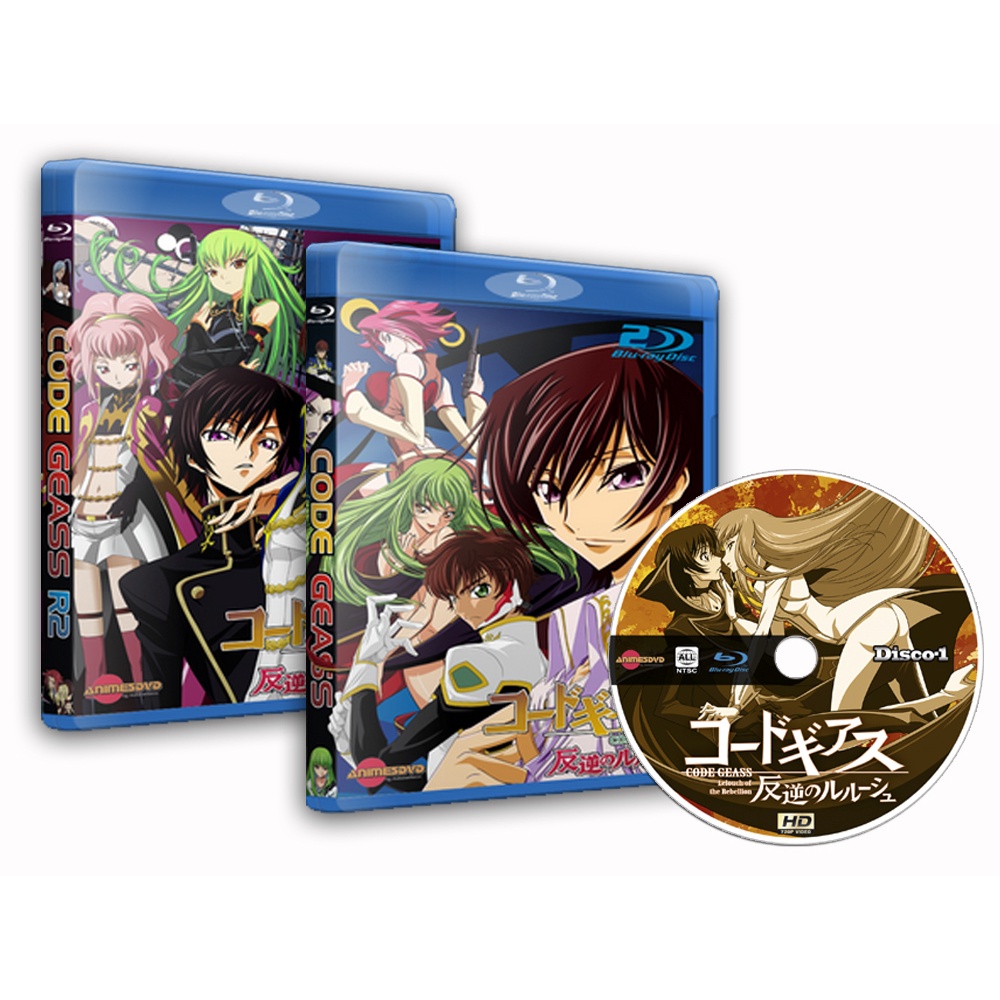Blu-ray Code Geass - Série completa, duas temporadas. | Shopee Brasil