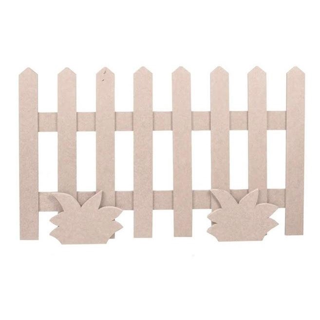 Kit 2 Cerca C/grama Chão Fazendinha Decorativa Enfeite Mdf