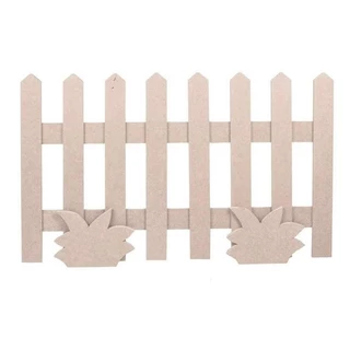 Kit 2 Cerca C/grama Chão Fazendinha Decorativa Enfeite Mdf