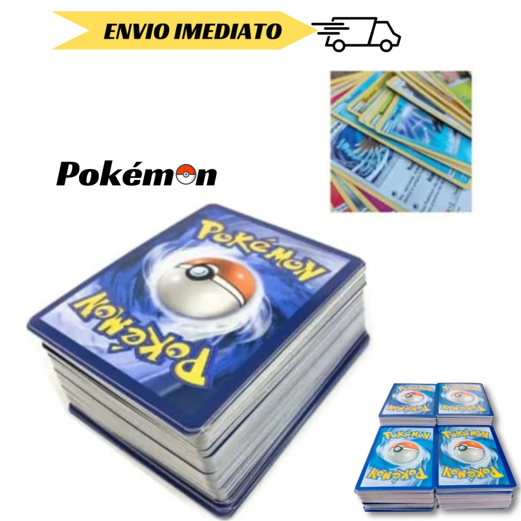 Card Pokemon 50 Cartinhas | Shopee Brasil