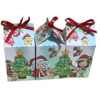 5 Lembrancinha de Natal - Caixinha Porta Bis Personalizada - Mimo - Caixa  (Cabe 5 Bis) + Capinhas