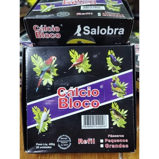 Cálcio Bloco para pássaros caixa c 20 blocos