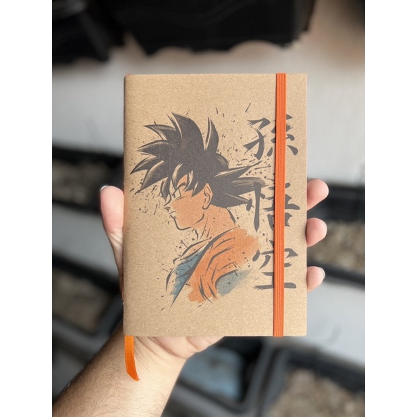 Sketchbook Caderno Dragonball Desenho Aquarela A6 15x11cm Anime Goku 75g ou  90g ou 240g