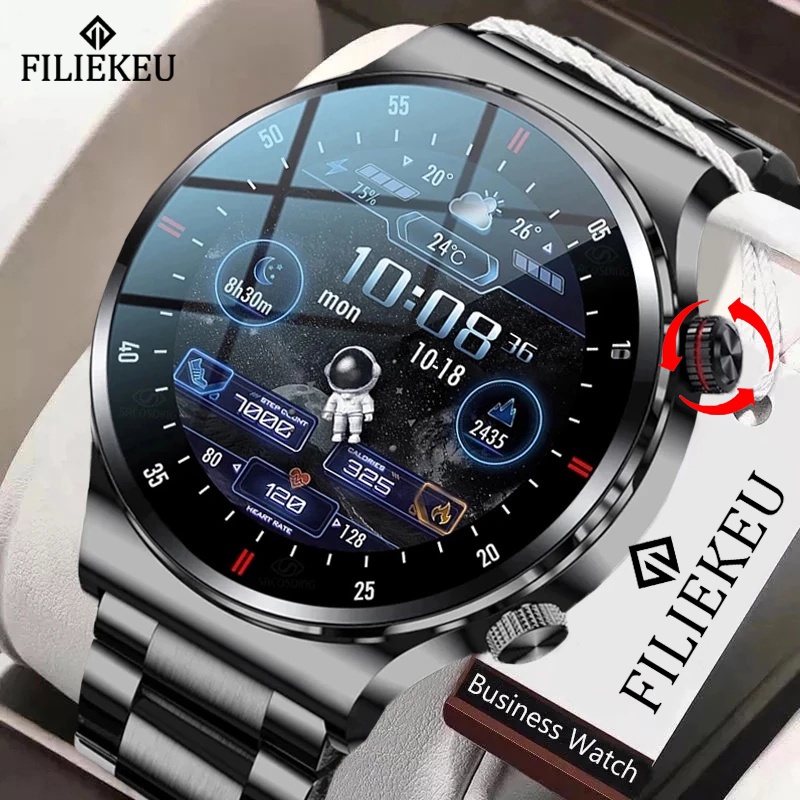 FILIEKEU Novo HWGT2 relógio smartwatch original à prova d'água ECG+PPG chamada bluetooth esportes fitness relógio