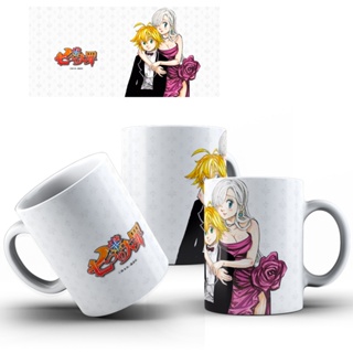 Caneca 7 Sete Pecados Capitais Nanatsu no Taizai (Anime) Personalizada  Sublimação Polímero - 350ml