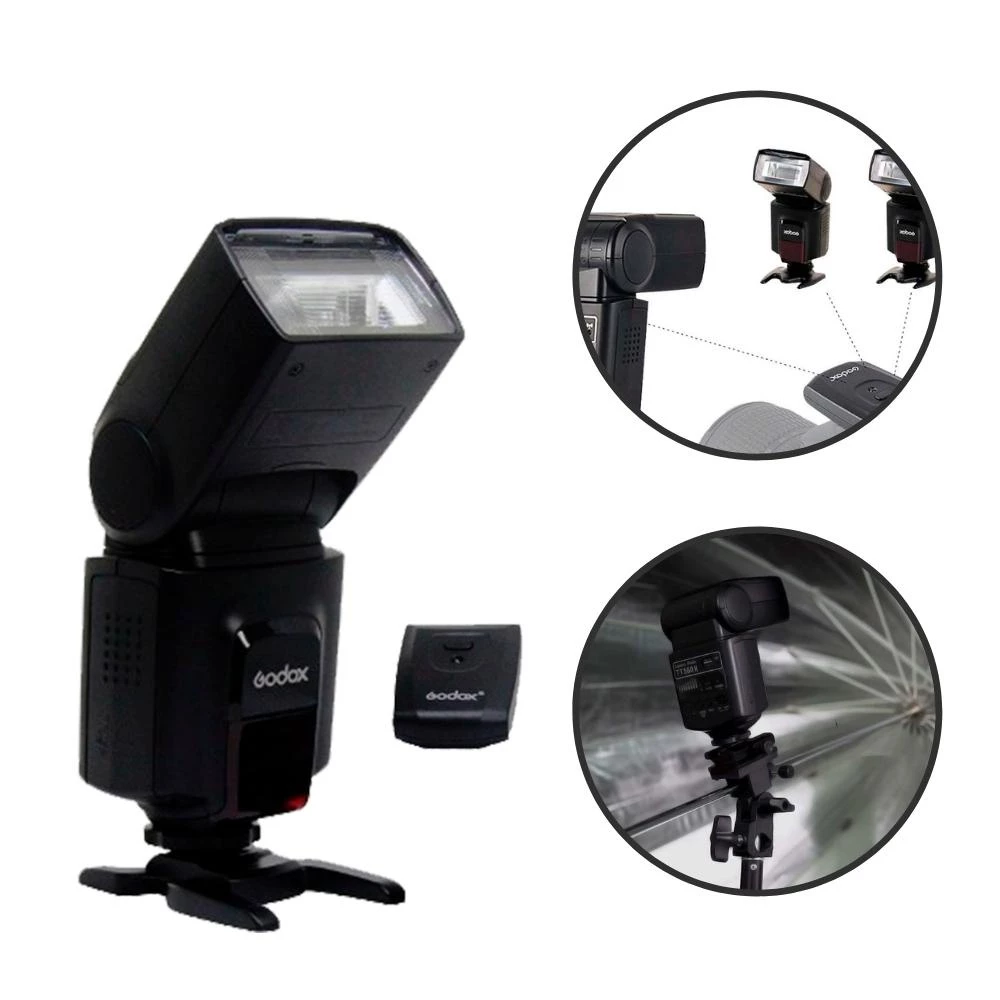 Flash Speedlite Digital Godox TT560 II com Rádio Flash