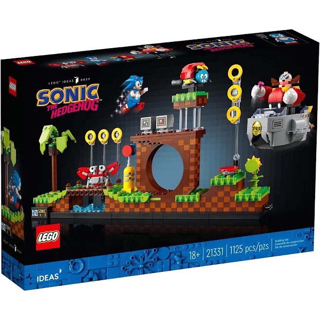 Lego Sonic Desafio de Looping Da Zona De Green Hill 802 pcs 76994