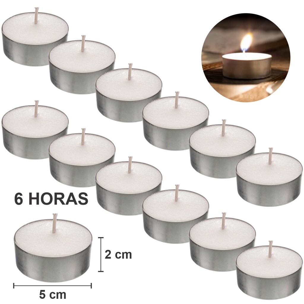 10 Velas Rechaud Decoração Refil Luminária Fondue Wax Melts