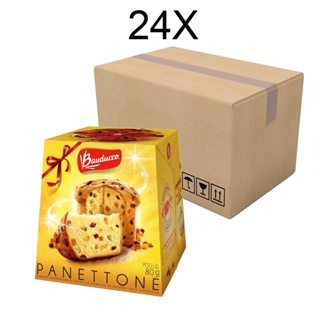 Mini Panettone Bauducco Kit Com 24 Unidades 80g