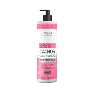 Creme Para Pentear Avro Modelador de Cachos Cacheando 500ml