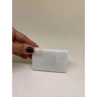Pedra Marmore Branco 9cm x 6cm