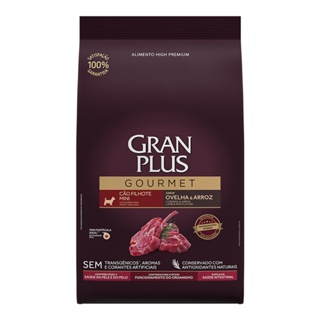 Ração Gran Plus Gourmet Cães Filhotes Mini/Peq. Ovelha e Arroz - 1 kg