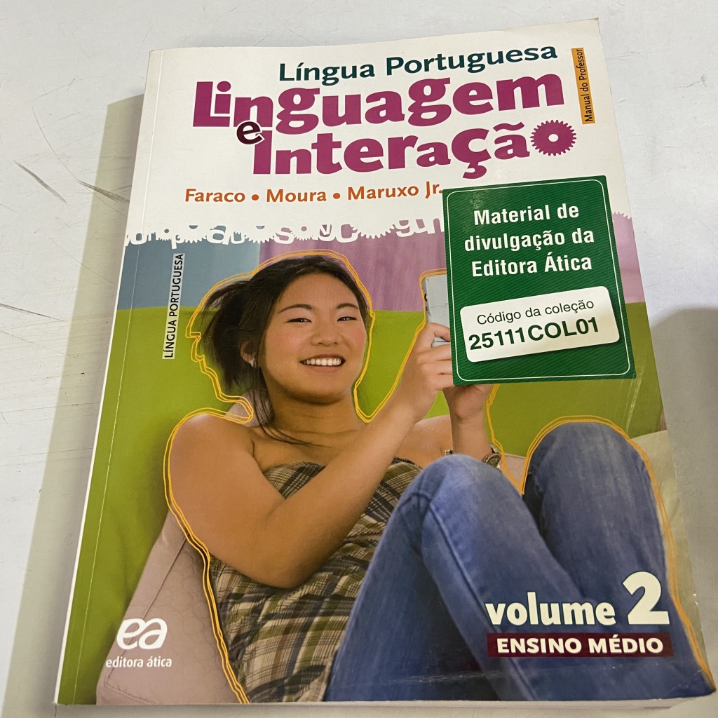 Linguagem e Interação Volume 02 Ensino Médio Língua Portuguesa autor ...