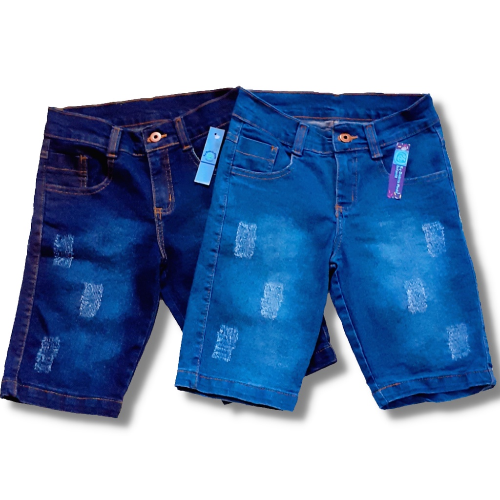 Bermuda jeans best sale infantil masculino