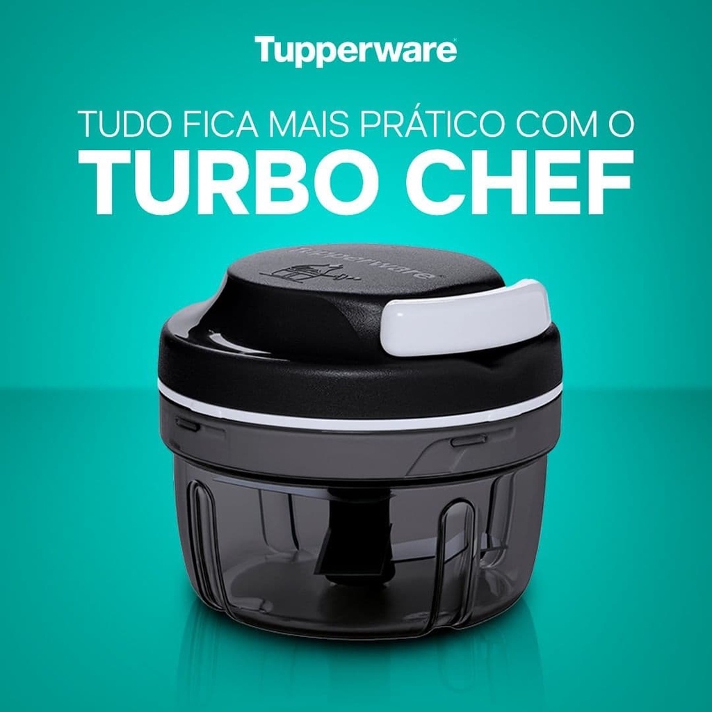 Turbo Chef 300ml Jet Black Tupperware | Shopee Brasil