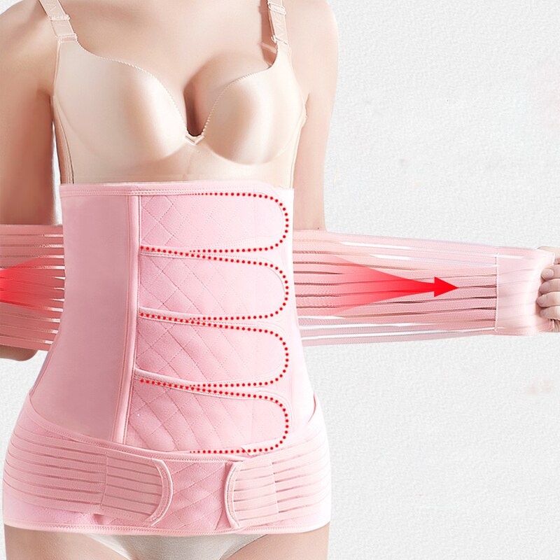 Kit Cinta Modeladora Abdominal Pós Parto Diástase Perca de Gordura ...