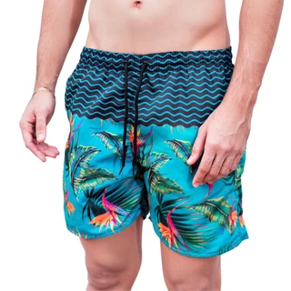 Bermuda Short Masculino Praia Mauricinho Verão Estilo Neymar Calção Tactel Estampado