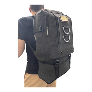 Mochila Masculina Feminina de Lona 50 Litros Resistente a Água