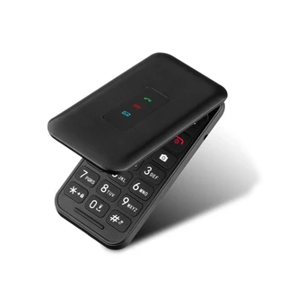 Oba Fone Flip Celular fácil de usar, com números grandes, teclas falantes e Botão SOS - OB037