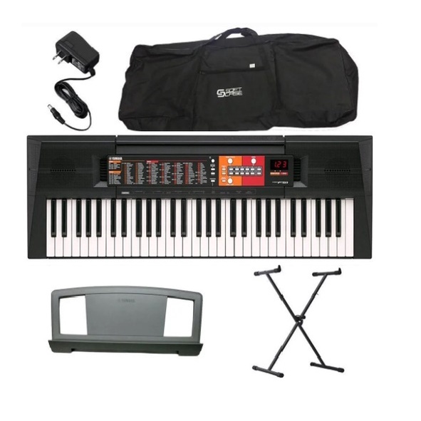 Kit Teclado Yamaha F52 + Suporte + Fone de ouvido - RCK AUDIO