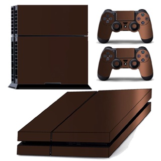 Skin PS4 Fat Playstation Adesivo Pelicula Protetora Metalico Malbec