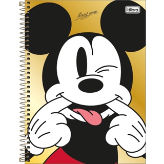 Caderno Universitário TILIBRA Mickey - 10 Matérias c/ 160 Folhas