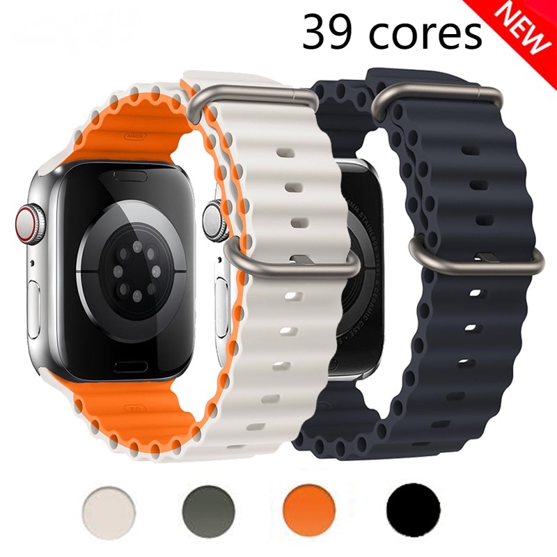 OriBear Pulseira Leopard compatível com Apple Watch de 41 mm, 40 mm, 38 mm,  45 mm, 44 mm, 42 mm, 49 mm, para mulheres, meninas, homens, pulseira de  silicone fofa para iWatch Series 8, 7, SE, 6, 5, 4, 3, 2, 1 Ultra