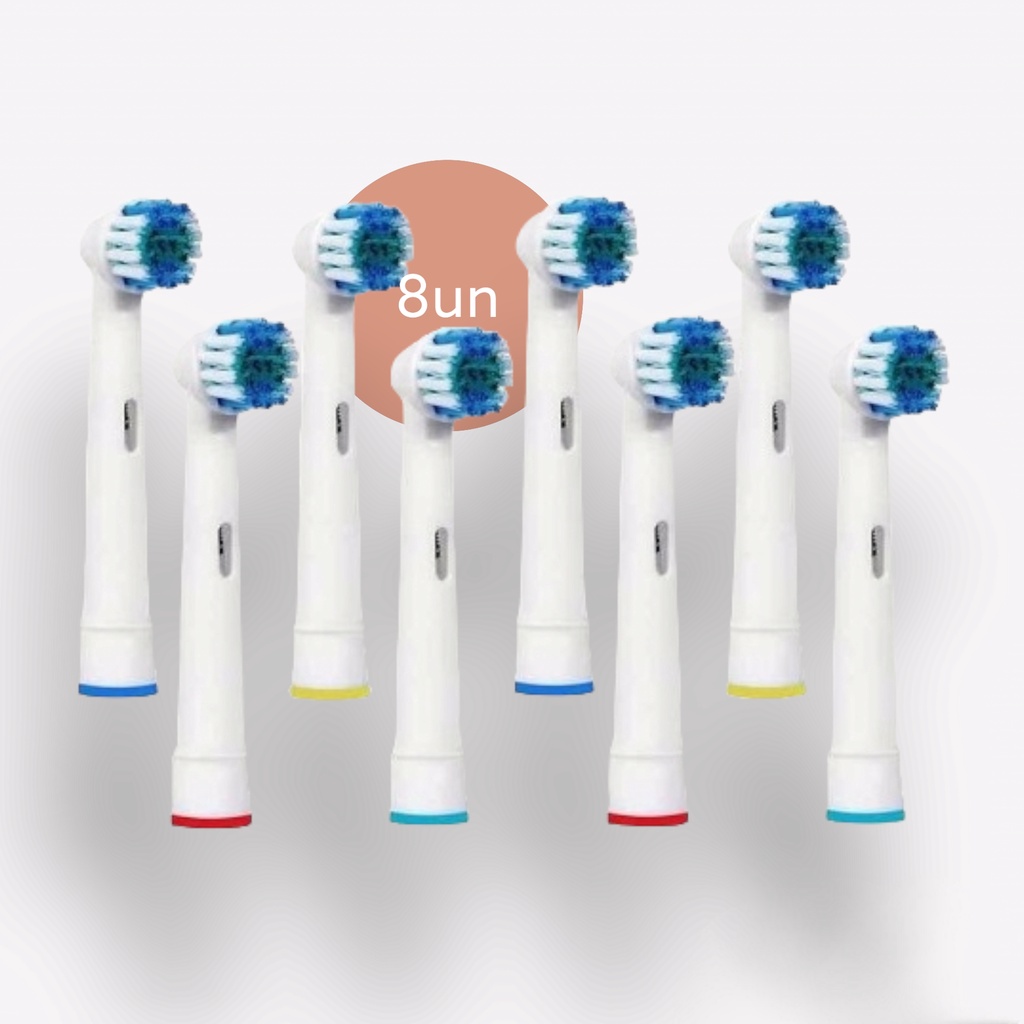 Refil Escova de Dente Elétrica Oral B - 8 un
