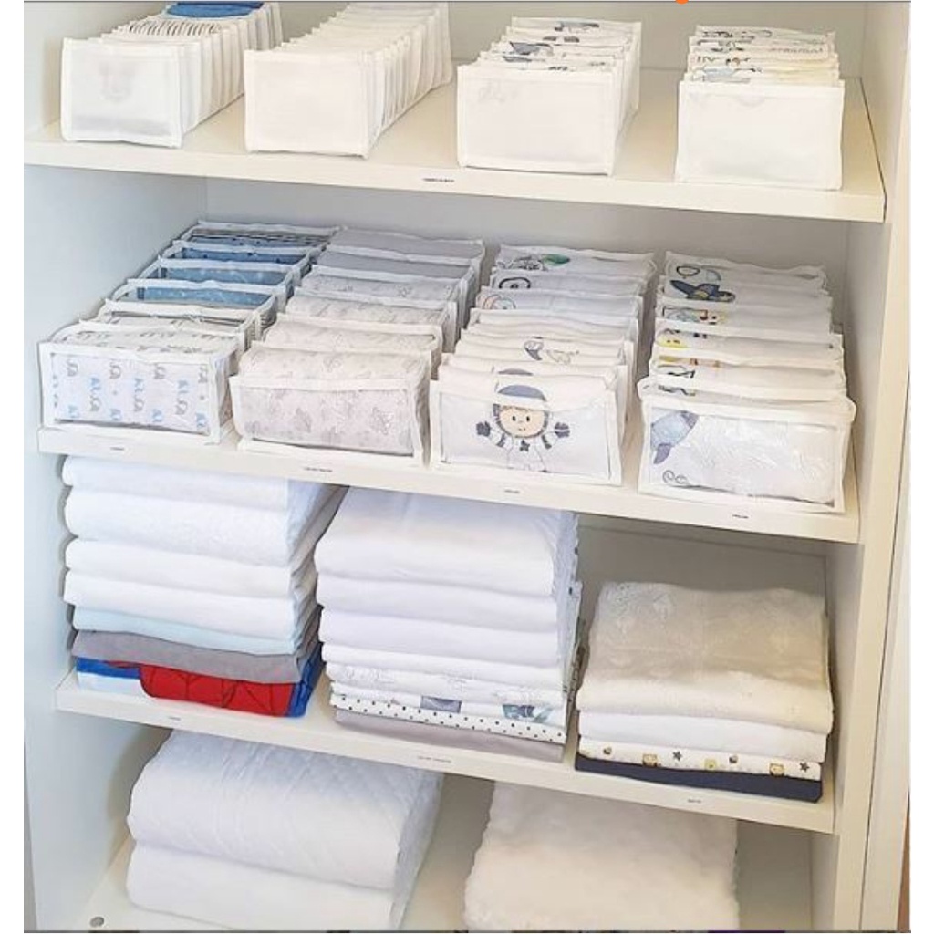 Kit Organizador roupa de Bebê p/ Enxoval Completo - 10 colmeias ...