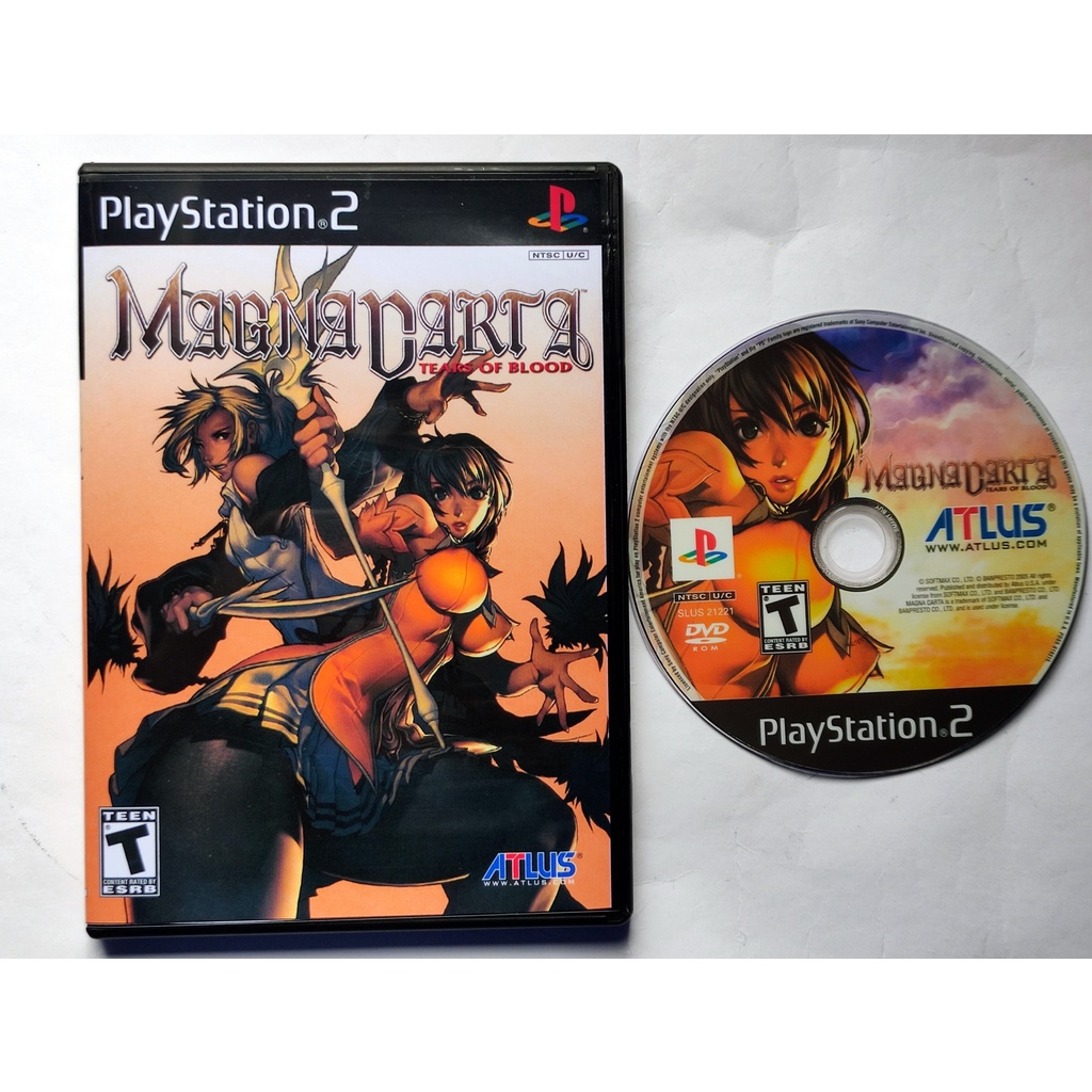 Magna Carta - Tears of Blood para ps2 | Shopee Brasil