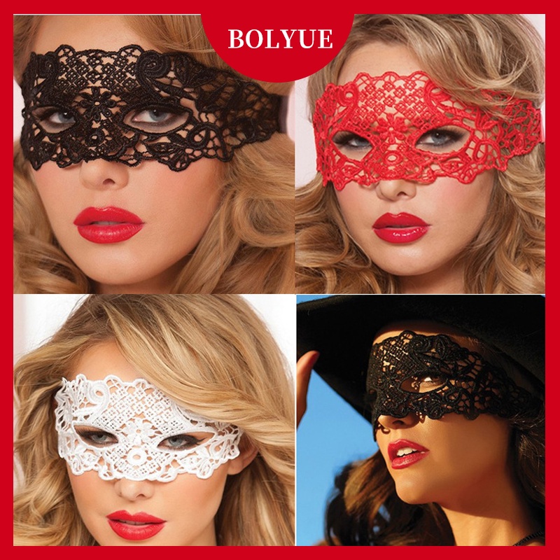 Vermelho Zorro Sexy Lace Máscara Máscara Sex Stamp Halloween Adereços de Halloween Show