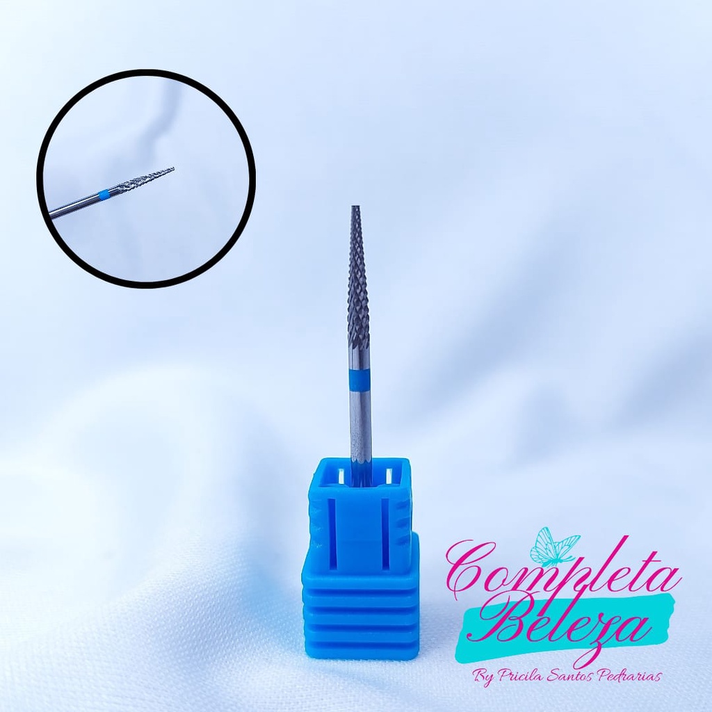 Broca de Tungstênio Gramatura Azul Small Cone | Shopee Brasil