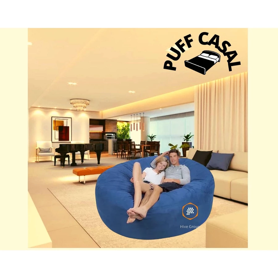 Puff de Chão Grande Gigante 1.80x50 Promoção de Lançamento Capa Sem enchimento. — foto 3 de 5