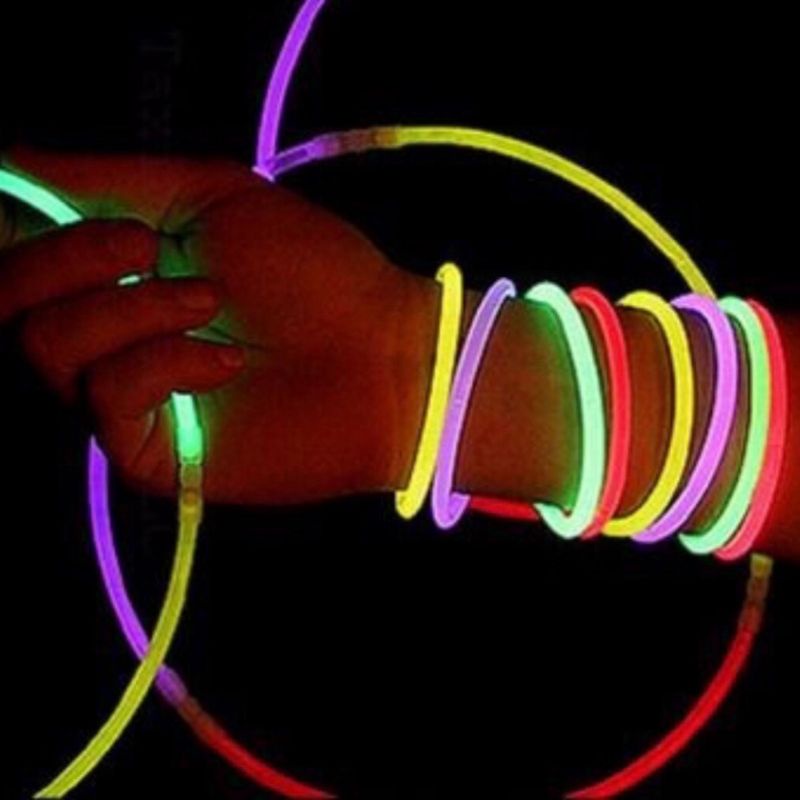 pulseira neon baladinha neon para casamento, festa, aniversário e rave ...