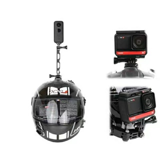 Insta360 x3/helmet Suporte Fixo base Fixa Uma Câmera Panorâmica Esportiva x2 Acessórios Para Motocicletas
