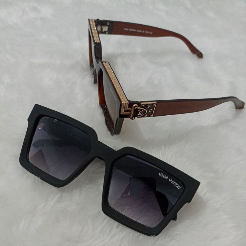 Óculos de Sol Louis Vuitt Milionário Luxuoso Importado Haster Acetato Alta qualidade