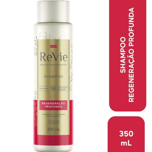 Shampoo revie regeneração profunda 350ml | Shopee Brasil