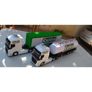 carreta leite cativa escala 1/64 coleção presente valor unitário