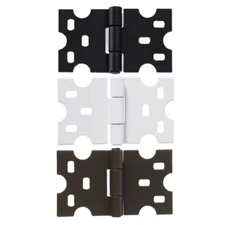 Kit de dobradiça mexicana com 8 unidades para decoração para móveis em geral metal