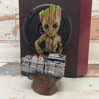 Groot Baby Guardiões da Galáxia Action Figure Boneco Colecionável Estatueta Estátua em Resina