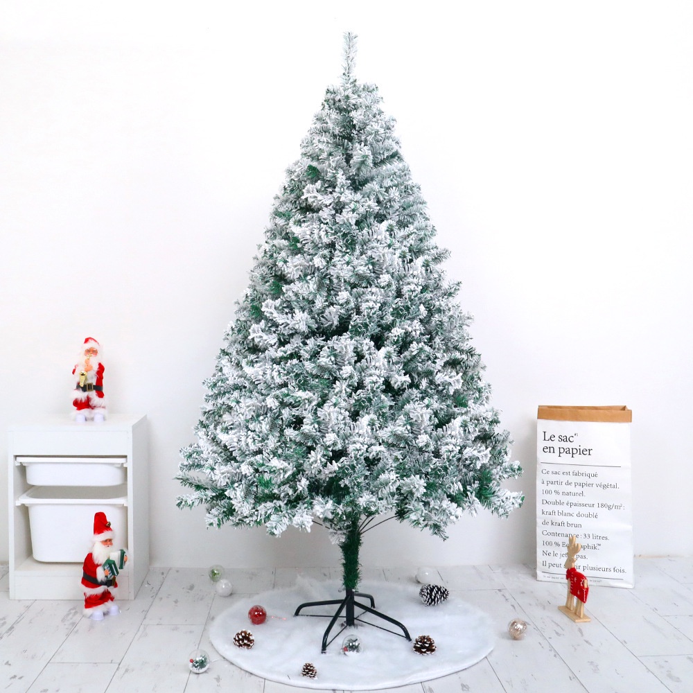 Árvore De Natal Flocking Em PVC Tamanho 60cm/90cm/120cm