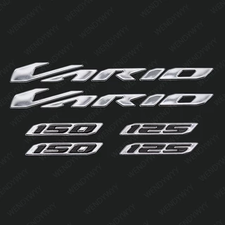 Vario 125 Ou 150 Adesivo Emblema 3D Cromado Dourado Vermelho Preto Azul Cor Para Decoração De Corpo De Motocicleta Esque