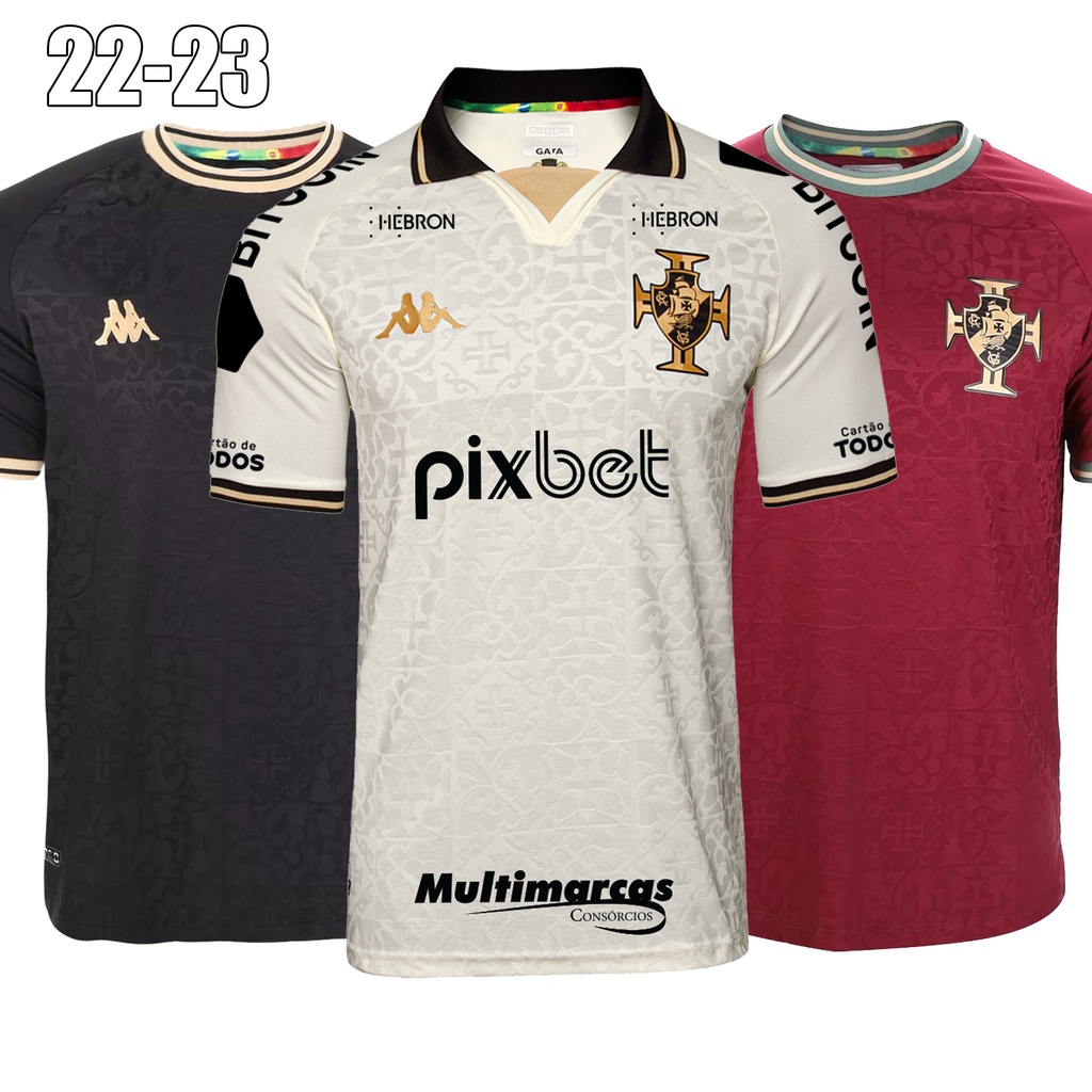 Camiseta Versão FAN De Futebol Vasco da Gama 2021-2022 PERSONALIZAÇÃO GRATIS Manga longa e curta