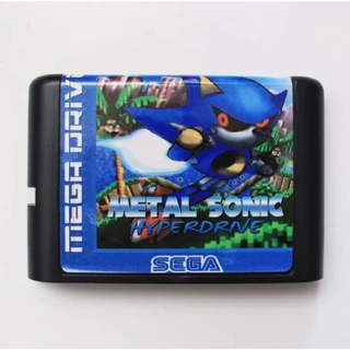 Metal Sonic Hyperdrive Cartucho Fita Jogo para Mega Drive Sega Genesis