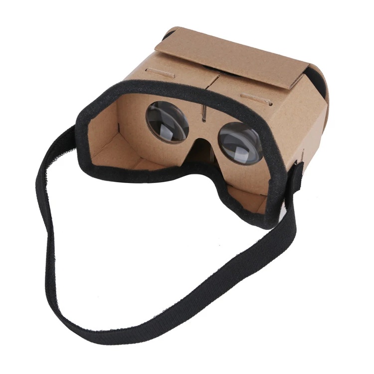 Óculos De Realidade Virtual Google Cartão 3D VR Filmes Para SmartPhones Fone De Ouvido