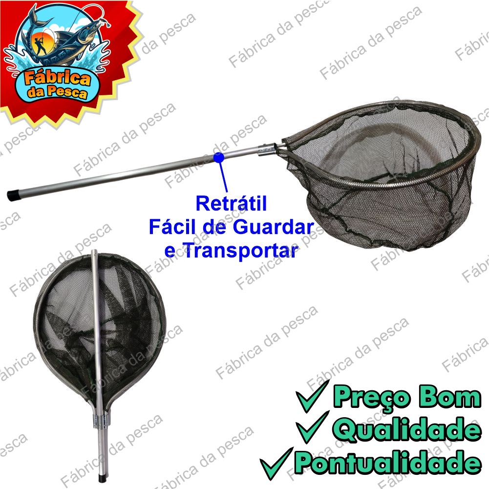 Passagua retrátil rede importada não enrosca chumbo!!!!