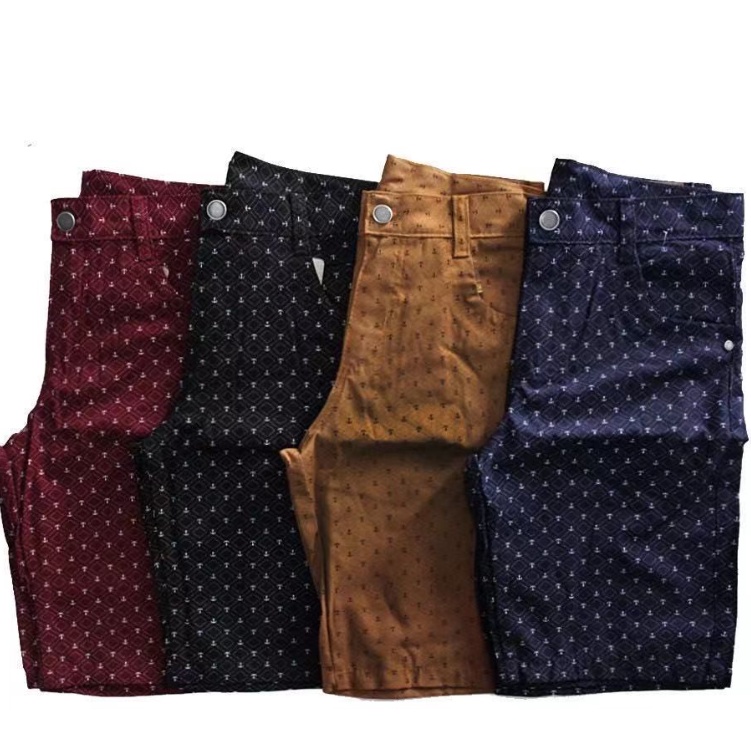 2kit 3kit 4kit 5kit Bermuda Estampada Masculinas De Sarja Coloridas