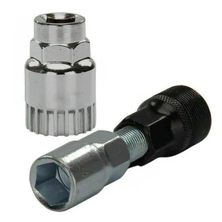 Chave Extrator Saca Pedivela Reparo Kenli + Chave Extrator Bike Movimento Central