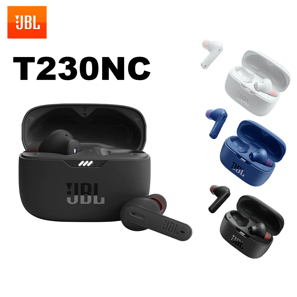 JBL TUNE 230NC TWS Telefone Auricular Sem Fio Cancelamento Do Ruído Microfone Esportivo Estéreo Deep Smart