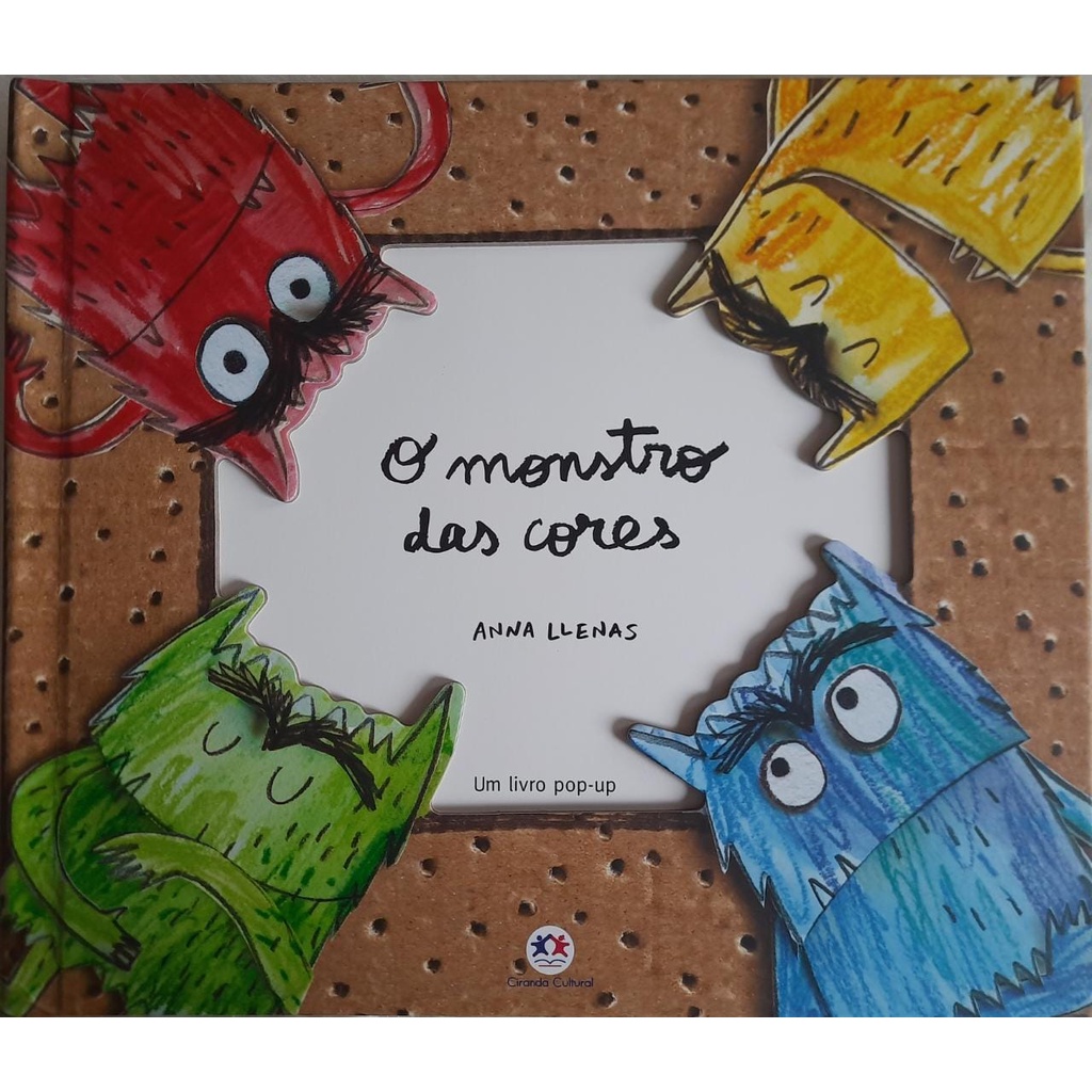 Livro O Monstro das Cores Pop Up; Capa Dura | Shopee Brasil